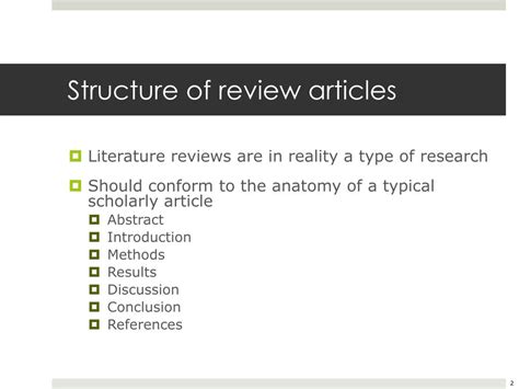 Ppt Writing A Literature Review Powerpoint Presentation Free Download Id 6497665