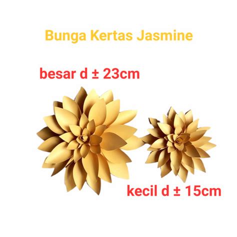 Jual BUNGA KERTAS DAHLIA PAPER FLOWER BACKDROP DEKORASI Hijau Kecil