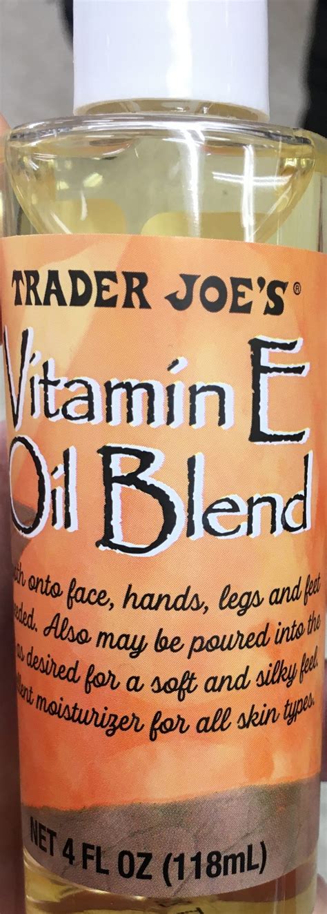 Trader Joes Vitamin E Oil Blend Trader Joes Reviews