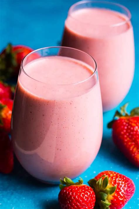 Smoothie à la fraise au thermomix Boissons