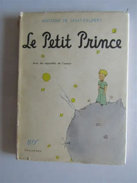 LE PETIT PRINCE Antoine de Saint Exupéry Nrf Gallimard 1960 EUR 45