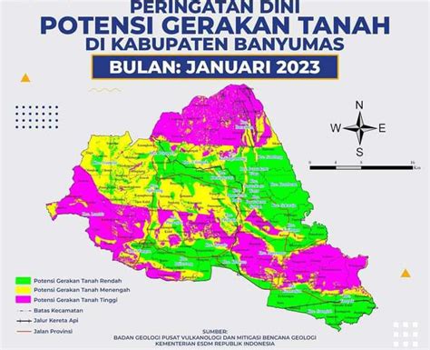 Peringatan Dini Di Warga Di Daerah Zona Tinggi Gerakan Tanah Banyumas