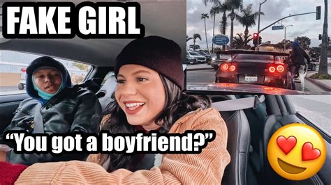 HOT GIRL PICKS UP GUYS IN A GTR PART 2 YouTube