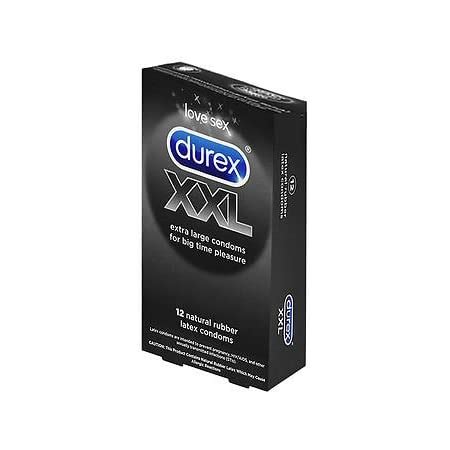 Amazon Durex Xxl Extra Large Lubricated Condoms Count Pack Of