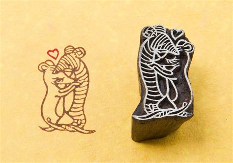 Love, Hand Crafted Wooden Art Stamp - Etsy