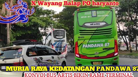 GARAGE BUS BUS ARTIS X WAYANG BALAP PO HARYANTO IKUT RONBONGAN PANDAWA