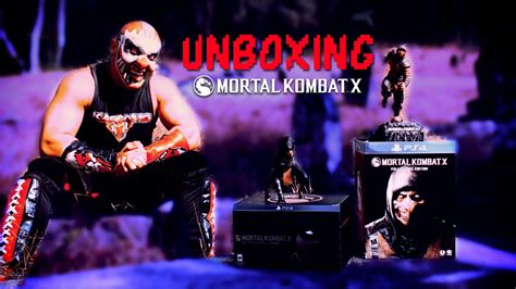 Unboxing Mortal Kombat X Kollectors Edition And Coarse Edition Karcamo Gaming Youtube