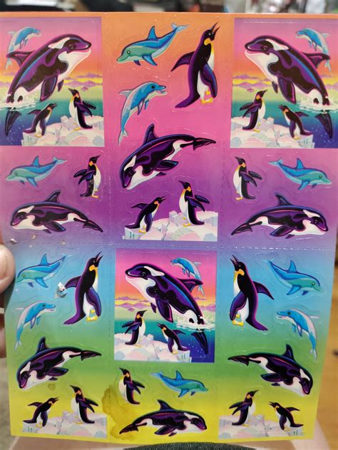 Vintage Lisa Frank Stickers Theres No Year On The Copyright But Id Guess Theyre From Around