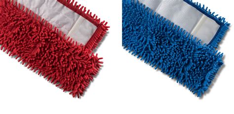 Mopptex Chenille Mikrofaser Microfaser Mopp Wischmopp Bezug Blau Rot 40