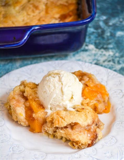 Peach Cobbler Dump Cake Recipe 4 Sons R Us