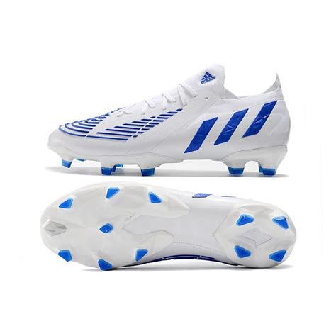 Adidas Low Cut Predator Edge Fg Diamond Edge White Hi Res Blue