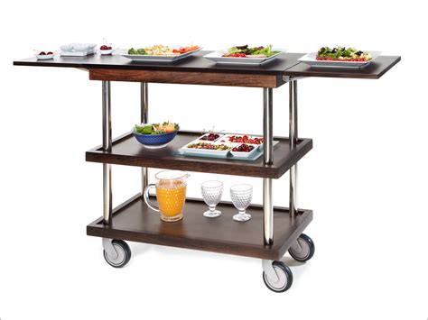 Service Trolleys Service Trolley With Extending Shelves 3 Tier