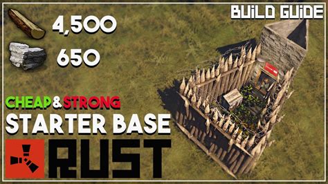 The BEST CHEAP Starter Base in RUST | Base Building | Doovi