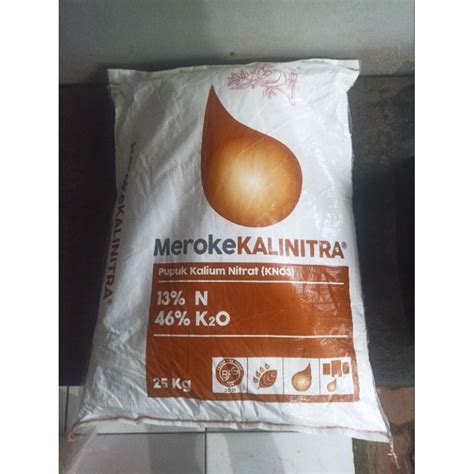 Jual Pupuk Meroke Kalinitra Kno Kalium Nitrat Kemasan Kg Shopee