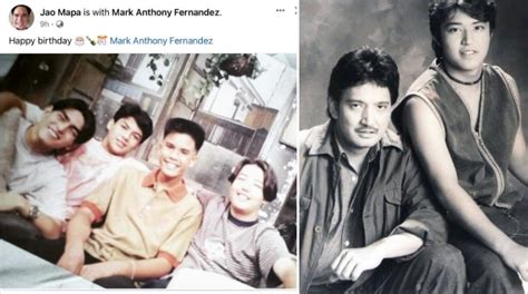 Look Gwapings Throwback Photo For Mark Anthony Fernandezs Birthday