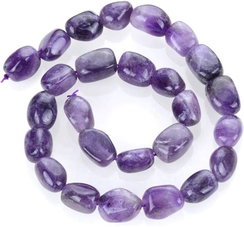 Amazon 1 Strand Adabele Natural Raw Light Purple Amethyst Crystal