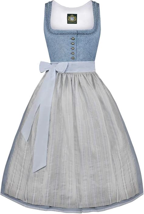 Hammerschmid Damen Trachten Mode Midi Dirndl Pillersee In Blau