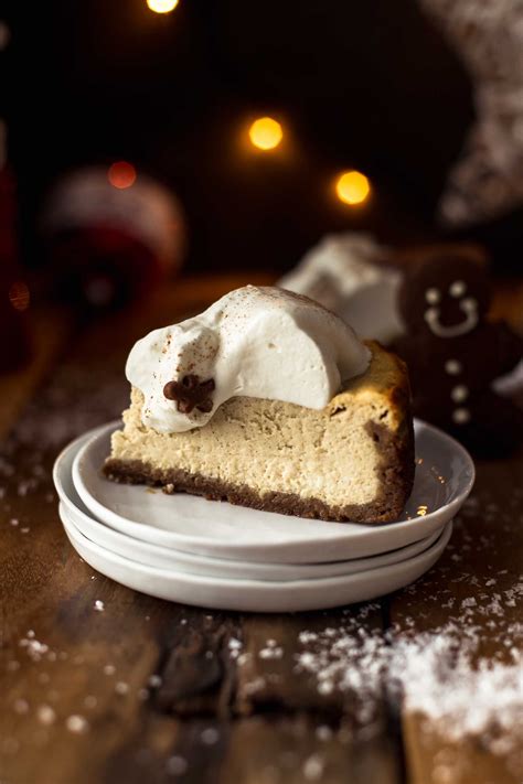 This Eggnog Cheesecake Comes With A Gingerbread Crust It Is Beyond