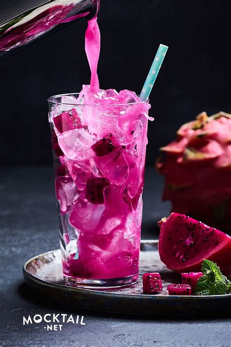 Dragon Fruit And Lemonade Are A Perfect Combination Add A Little Mango And You Have The Perfect