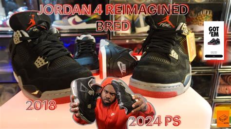 REIMAGINED JORDAN 4 BRED PS REVIEW YouTube