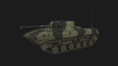 3D asset Tank 2s9 Nona | CGTrader