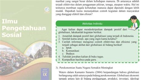 Kunci Jawaban IPS Kelas 9 Halaman 126 Kurikulum 2013 Dampak