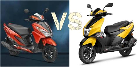 Tvs Ntorq Vs Honda Grazia Specification Comparison Report