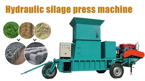 Labor Saving Hydraulic Silage Press Machine Hydralic Maize Silage