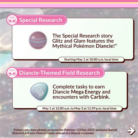 Pokémon Go Special Research Story Glitz And Glam Mythical Pokémon Diancie Pocketmonsters