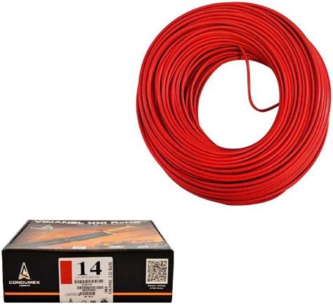 Metros Cable Condumex Awg Rojo Amazon Mx Herramientas Y