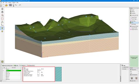 Soils Program Stratigraphy Online Help GEO5