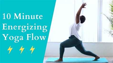 10 Minute Energizing Yoga Flow Beginner Friendly Yoga Youtube