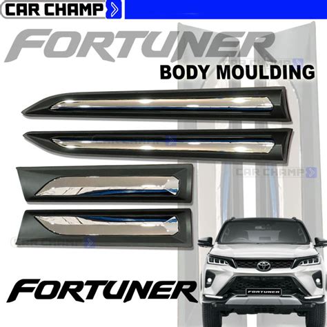 Toyota Fortuner To Dual Tone Oem Side Body Moulding Or Side