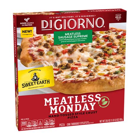 Digiorno Hand Tossed Style Crust Meatless Sausage Supreme Pizza Shop