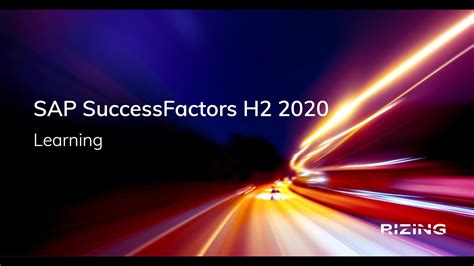 Sap Successfactors H2 2020 Learning Release Highlights Rizing Hcm