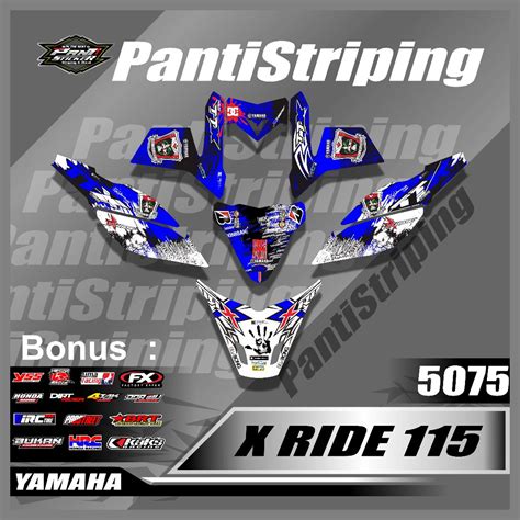 Jual Stiker Decal Yamaha X Ride Full Body All Variasi Striping