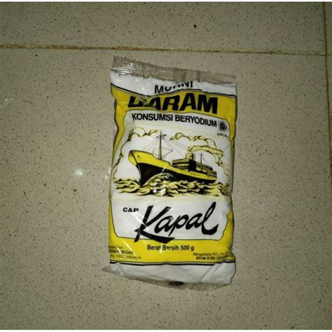 Jual GARAM CAP KAPAL 500 GRAM Shopee Indonesia