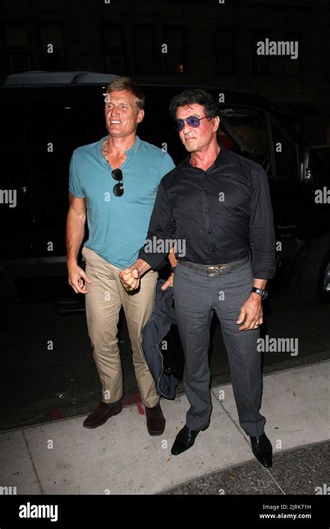 Sylvester Stallone And Dolph Lundgren Fotograf As E Im Genes De Alta