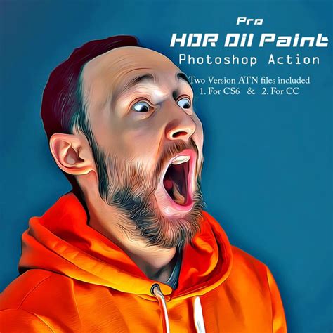 Pro Hdr Oil Paint Photoshop Action Masterbundles