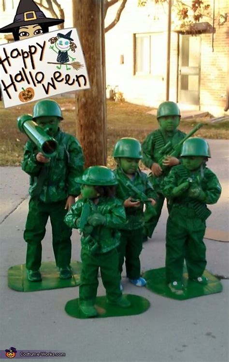 Family Costumes, Group Costumes, Diy Costumes, Green Army Men, Green ...