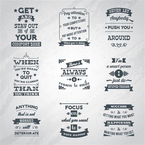 Success quotes set 443219 Vector Art at Vecteezy