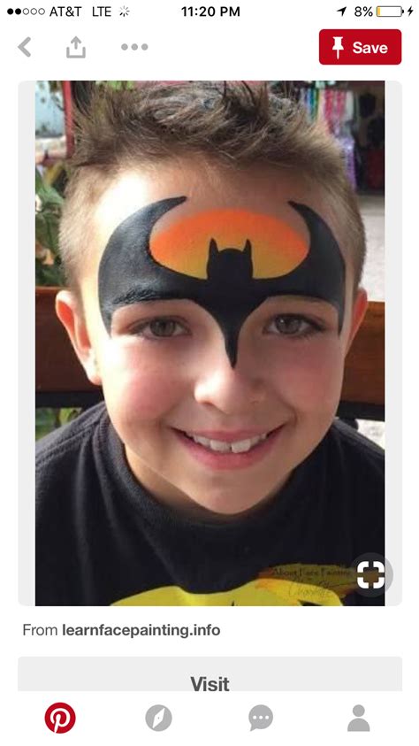 Kinderschminken Face Painting Halloween Superhero Face Painting