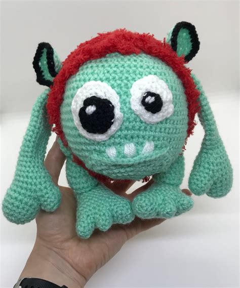 Monster Crochet Pattern Amigurumi Monster Etsy