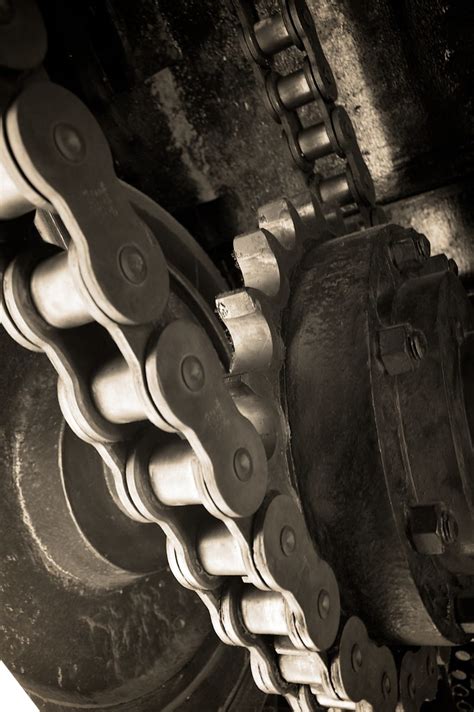 Cog And Chain Cog And Chain Belonging To A Steam Train Oliver Waters