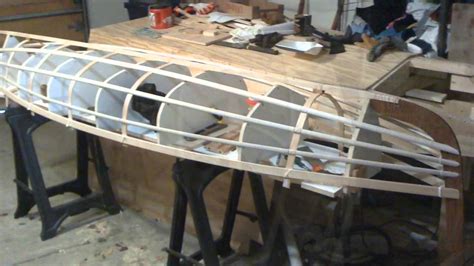 Canoe Building Skin On Frame Journey Custom Boat Diy