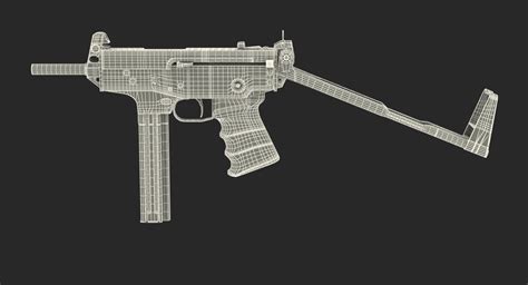 Submachine Gun Pp 91 Kedr 3d Model Turbosquid 1163843