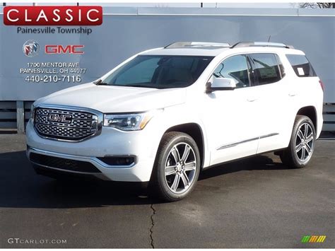 2017 White Frost Tricoat GMC Acadia Denali AWD 118900235 Photo 1