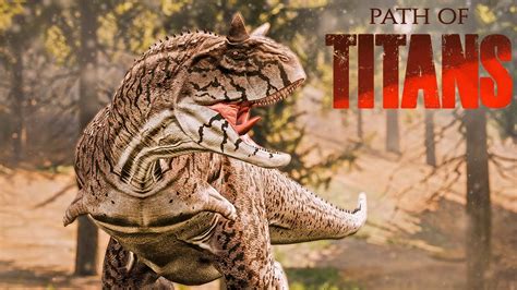 Path Of Titans Mods Primordial Tyrants Carnotaurus Youtube