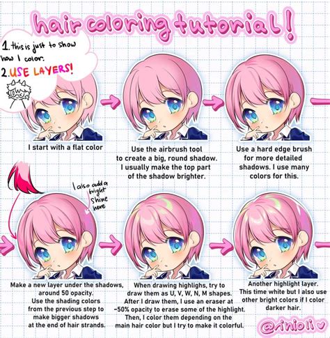 Pin By Skyla Nelson On Hair References Concept Art Tutorial Anime Art Tutorial Digital