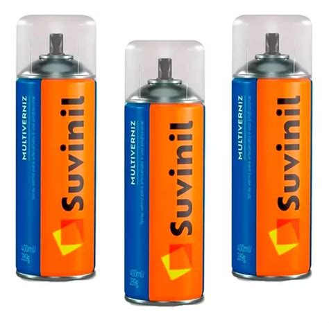 03 Tinta Spray Verniz Natural Brilh Suvinil Arte Automotivo